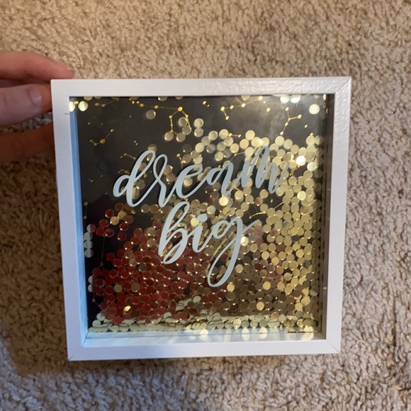 “Dream big” constellation glitter frame - Picture 2 of 2